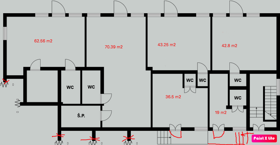 S20 pirmo aukšto planas